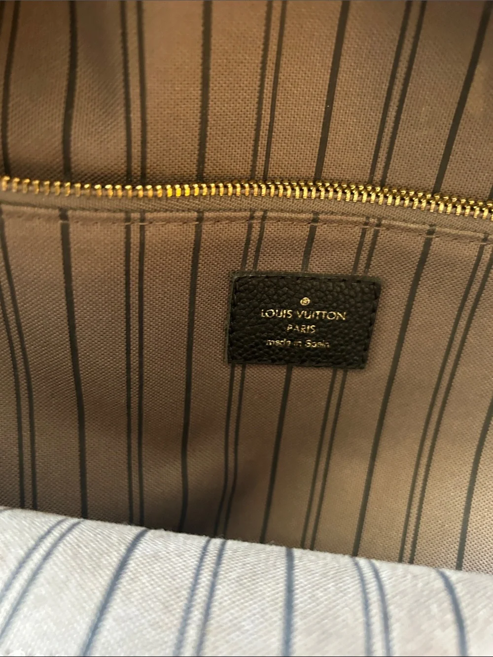 Louis Vuitton Black Monogram Empreinte Mini Backpack with Gold Hardware